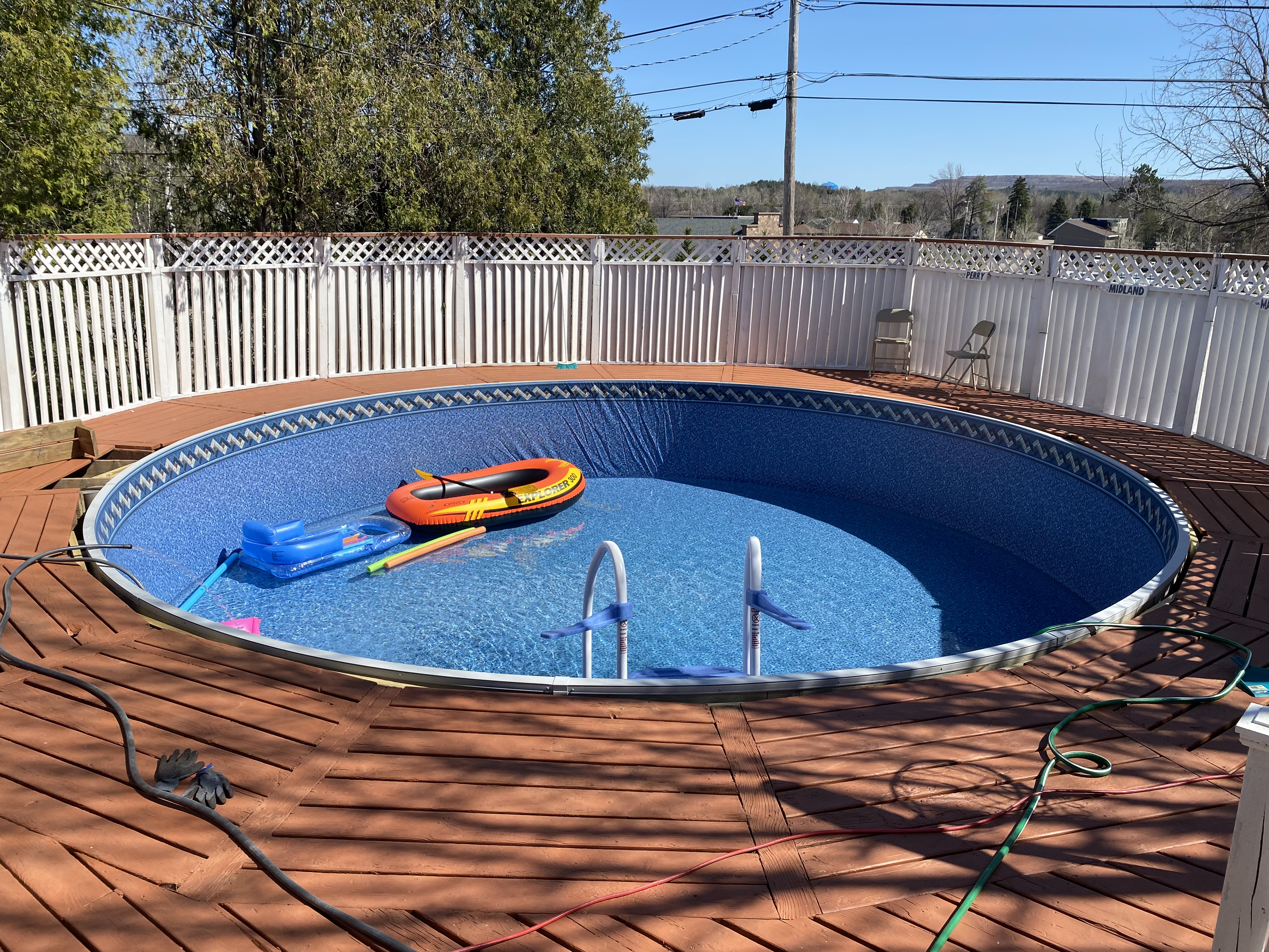 Pool Renovation Project After